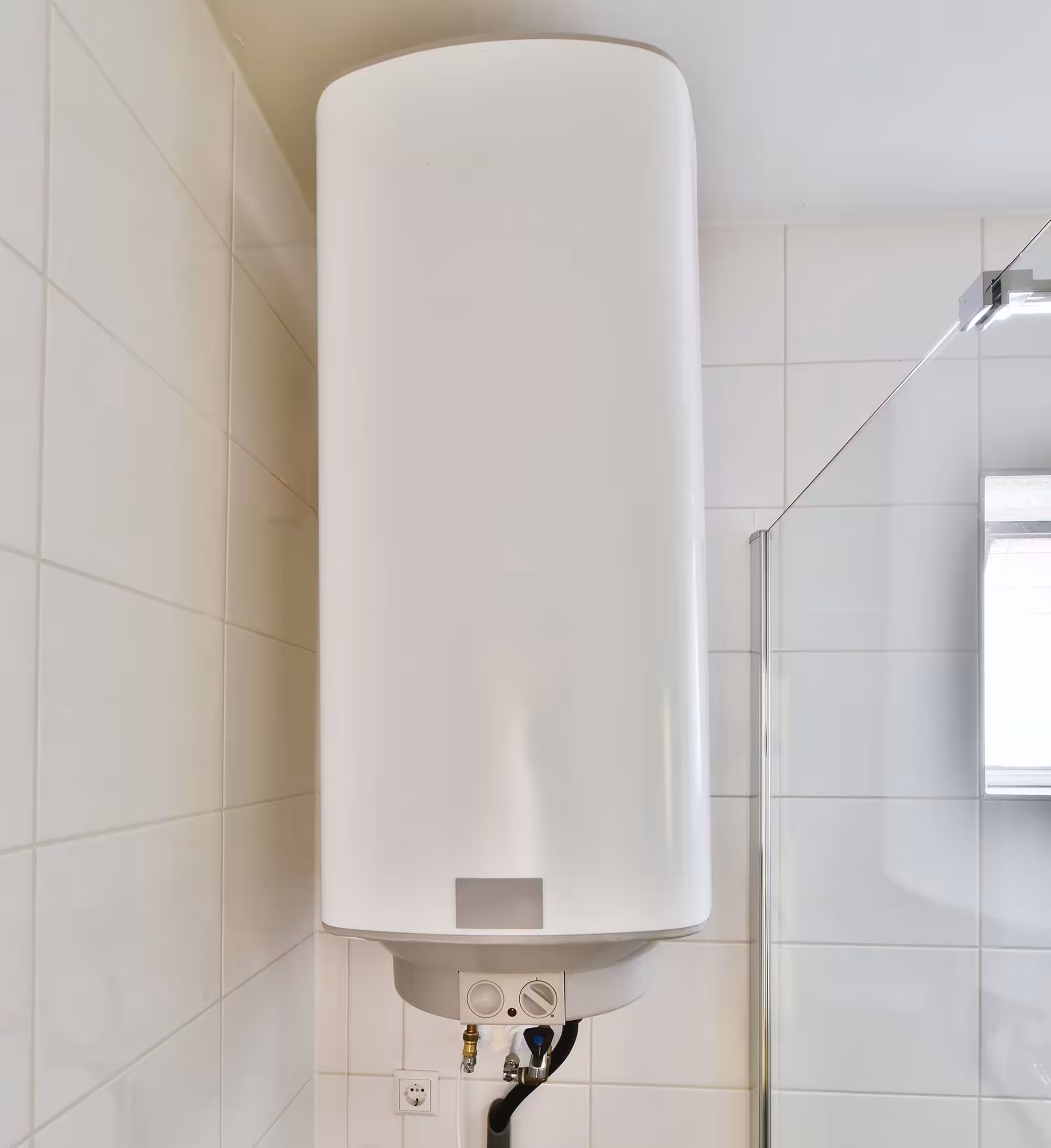 water heater making hissing noise - white water heater in bathroom